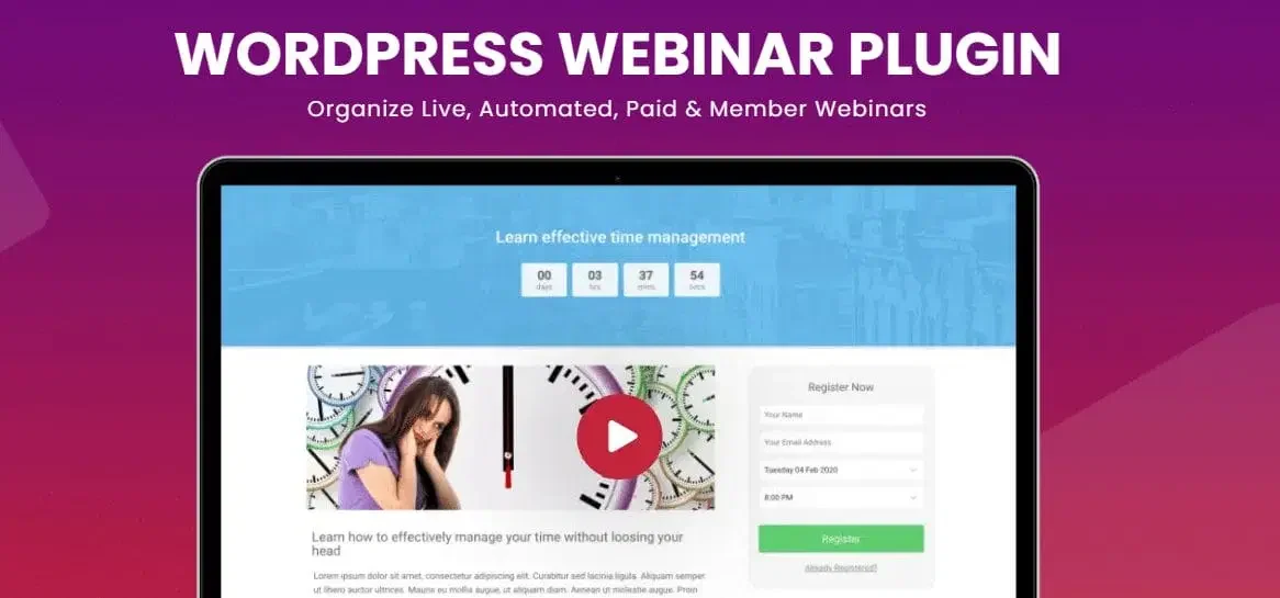 WebinarPress Pro