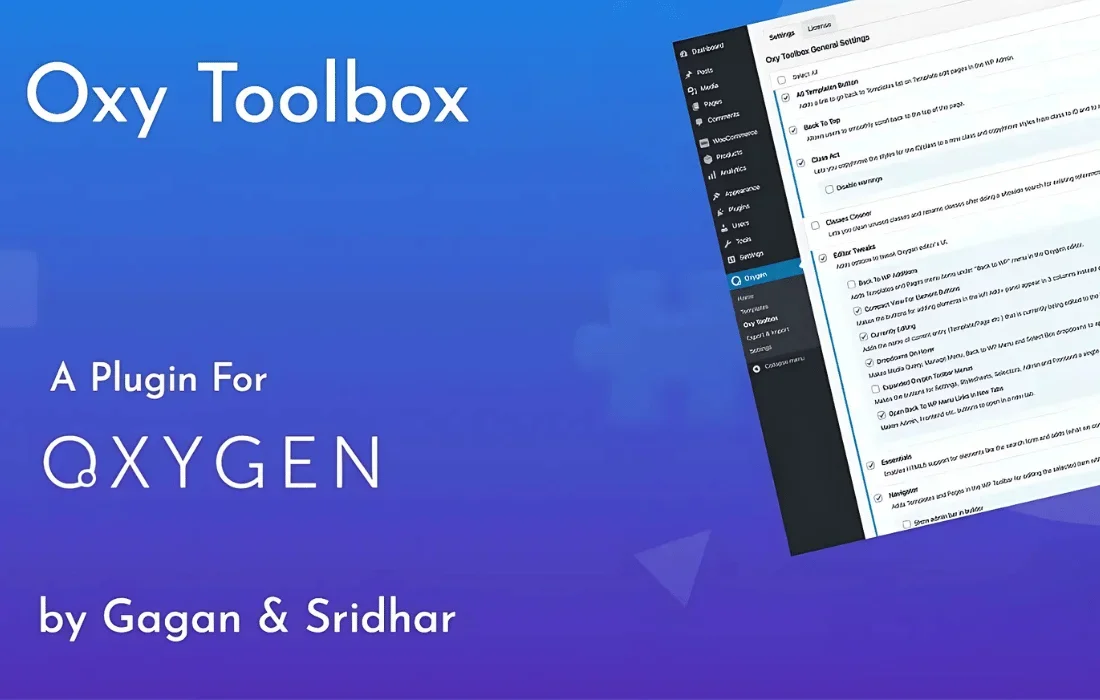 Oxy Toolbox